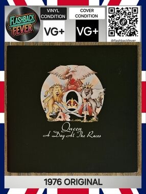 QUEEN•A Day at the Races•1976 US (#6E-101) Specialty Pressing, Gatefold